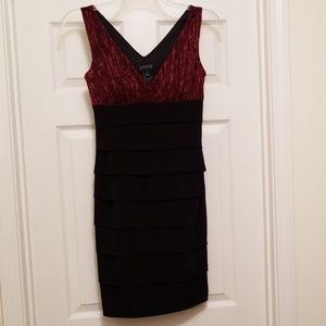 V-neck Fitted Dress